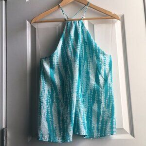 Turquoise Tie Dye Tank Top